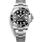 Pagani Design New Men's Mechanical Watch Luxury Ceramic Bezel Japanese Movement Stainless Steel Fashion Classic Automatic Watch Sapphire Glass Men's Watch 100 Meters Water Resistant Relogio Masculino…