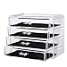 Vencer Cosmetics Makeup and Jewelry Storage Case Display (4 Large Drawers) VMO-017