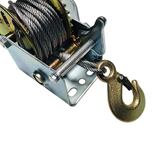 Universal Mini Hand Crank Winch (600lbs Rated)