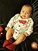 Oklady Valentines Baby Girl Boy Snowflake Coat+Romper Playsuit Bow Outfits Clothes 2pcs