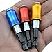 KSEIBI Universal 1/4in. Quick Release Screwdriver Bits Holder For Quick and Easy Bit Changes, Pack of 3 Piece.
