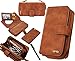 Urvoix for iPhone SE(2020)/SE2 Case, iPhone 8 Case, iPhone 7 Case, iPhone 6S Case, Premium Leather Zipper Wallet Handbag Detachable Magnetic Case with Flip Card Holder Cover(4.7
