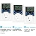 Timer Outlet, Multifunctional Infinite Cycle Programmable Plug-in Digital Timer Switch for Appliances, Overload Protection, Light Timer 15A/1800W