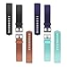 Fitbit Charge 2 Bands Replacement with Metal Clasp (4 Pack Small) Comfortable and Flexible Silicone Wristband Huadea