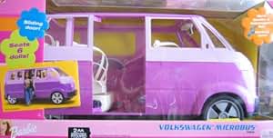 Small Barbie Dolls Barbie Volkswagen Microbus VW Van Working Horn