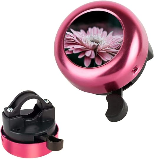 purple bicycle bell