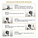 Mounting Bracket Clamp Piller Holder, Eyourlife 2PCS Universal Stainless Steel Piller Hood Led Light Bar Mount Bracket Clamp Holder for SUV Truck Sedan Hatchback Wagon Installing Without Drilling