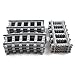 12x Building Block Railroad Train Tracks Non-Powered Rail