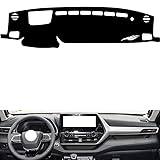 leather dash board cover mat Compatible with Toyota