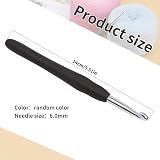 SUVSOON 6.0mm Ergonomic Soft Handle Crochet Hook Light Comfortable view 2
