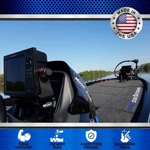 PROcise Outdoors DekIt Boat Fish Finder Mount Single Unit Dash Mount