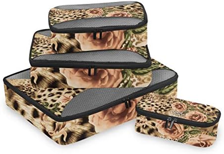 leopard print packing cubes