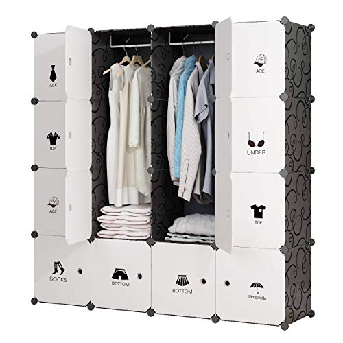 Buy KOUSI Portable Closet Wardrobe Cube Organizer Clothes Wardrobe