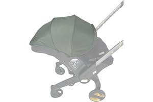 Colukii Stroller Accessories Replacement Canopy Compatible with Doona+ and Doona i Car Seats & Strollers, Larger Sunshade, Durable Fabric (Desert Green)