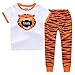 CNBABY "The Rant Tiger" Toddler Boys Short Sleeve Pajama Set (2 Toddler)