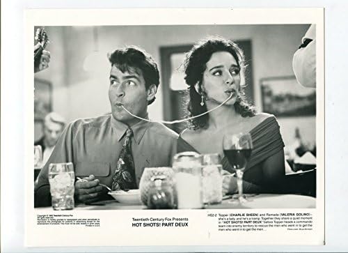 Movie Photo Hot Shots Part Deux Charlie Sheen And Valeria Golino 8x10 B W Still At Amazon S Entertainment Collectibles Store