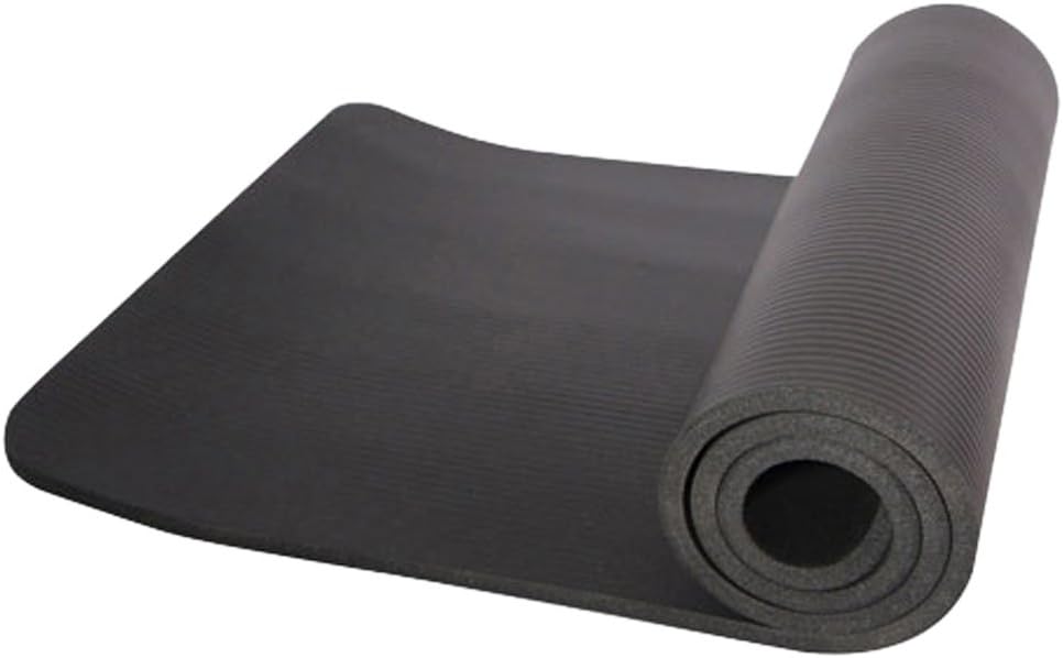 Ravent Premium 10mm/15mm Extra Thick Yoga and Pilates Mat, Eco-Friendly, Textured Non Slip Surface and Optimal Cushioning, High Density Exercise Mat with Carrying Strap