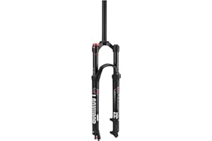 LANXUANR 26/27.5/29 Inch Magnesium Alloy Bike Fork Rebound Adjustment,1-1/8inch*220mm Straight/Tapered Tube,9mm QR*100mm,Disc