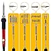 Wood Burning Kit, 71 PCS Soldering Iron Set, Pyrography Pen, Head Transforms Soldering/Carving/Embossing, Temperature Adjustment 110V/60W