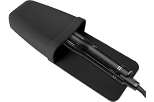 Heat Resistant Silicone Pouch Holder, Protective Soft Bag for Hair Tools, Curling Iron, Straightener, with Easy Clean and Ver