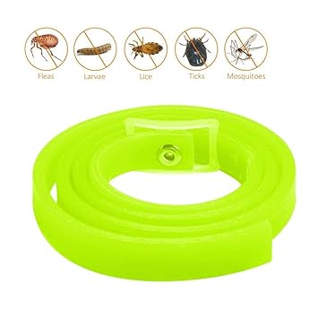 AUOKER Waterproof Flea and Tick Control Collar Natural Essential Oils Fully Adjustable, Stops Bites and Itching, Prevents and Repel Insect Eggs Fits for Dogs, Puppies and Cat
