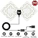 HDTV Antenna, Yosoo 1080P Transparent Digital TV Antenna 50 Mile Range with Detachable Amplifier Signal Booster - Transparent