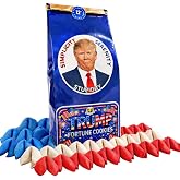 Ironic T'rump Fortune Cookies, 12 Red White And Blue Cookies With Messages From Dear Leader Himself, Satirical Fortunes Written By Professional Comedy Writers, Get Some Before They're Banned!