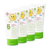 Babyganics Sunscreen Lotion 50 SPF, 2oz, 4 Pack, Packaging May Vary