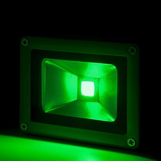 Greenice | Foco Proyector LED IP65 Brico 10W 850Lm 30.000H | Verde ...