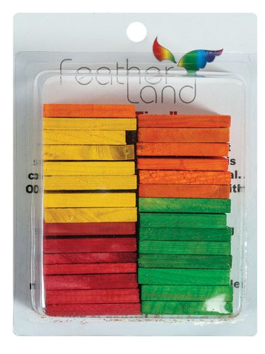 Paradise 1-1/2-Inch by 2-1/4-Inch Wood Slats Bird Toy