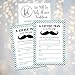 50 Fill in Mustache Baby Shower Invitations, Little Man Baby Shower Invitations Chevron, Little Boy Baby Shower Invites, Baby Boy Shower Invitations, Neutral, Mustache Party Invitations