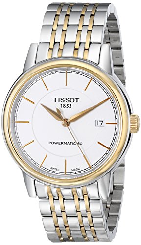 Tissot Men's T0854072201100 T Classic Powermatic Automatic Two-Tone Watch