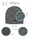 Bluetooth Beanie Hat Headphones, Music Winter Cap for Men & Women, Sport Wireless Headset Earbuds Earphones Speaker Hands Free with Microphone and Volume Control for Excrise Gym Running Skiing (Grey)