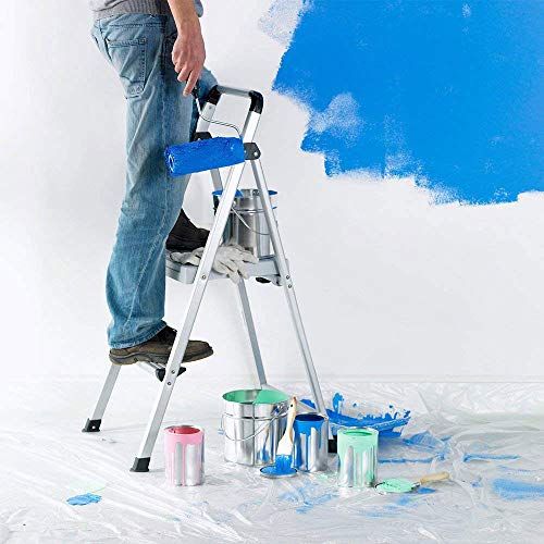 KINGPLAST Plastic Drop Cloth for Painting 9 x 12ft x 1mil Clear