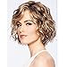 MILISI Short Brown Wigs for White Women Brown Mixed Blonde Bob Hair Wigs Heat Resistant Synthetic Full Wig Fashion Daily Party Women Wigs with Wig Cap (Brown Mixed Blonde) MLS043