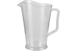 Alipis 1300ml Plastic Beer Pitcher with Spout Serving Jug for Parties Outdoor Events and Cold Beverages