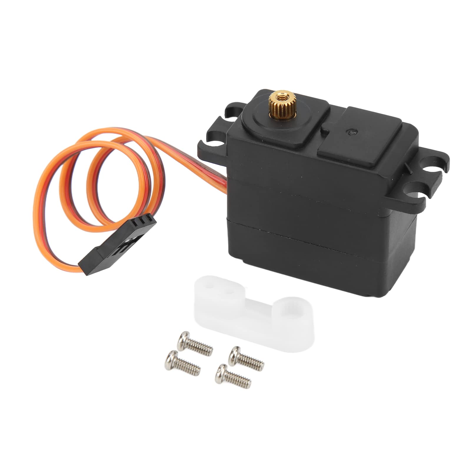 Dilwe 2.2KG Digital Servo, 4.8V-6V Waterproof Servo with Stall Torsion Easy to Use Durale Replacement Accessories for 1/12 1/16 RC Car