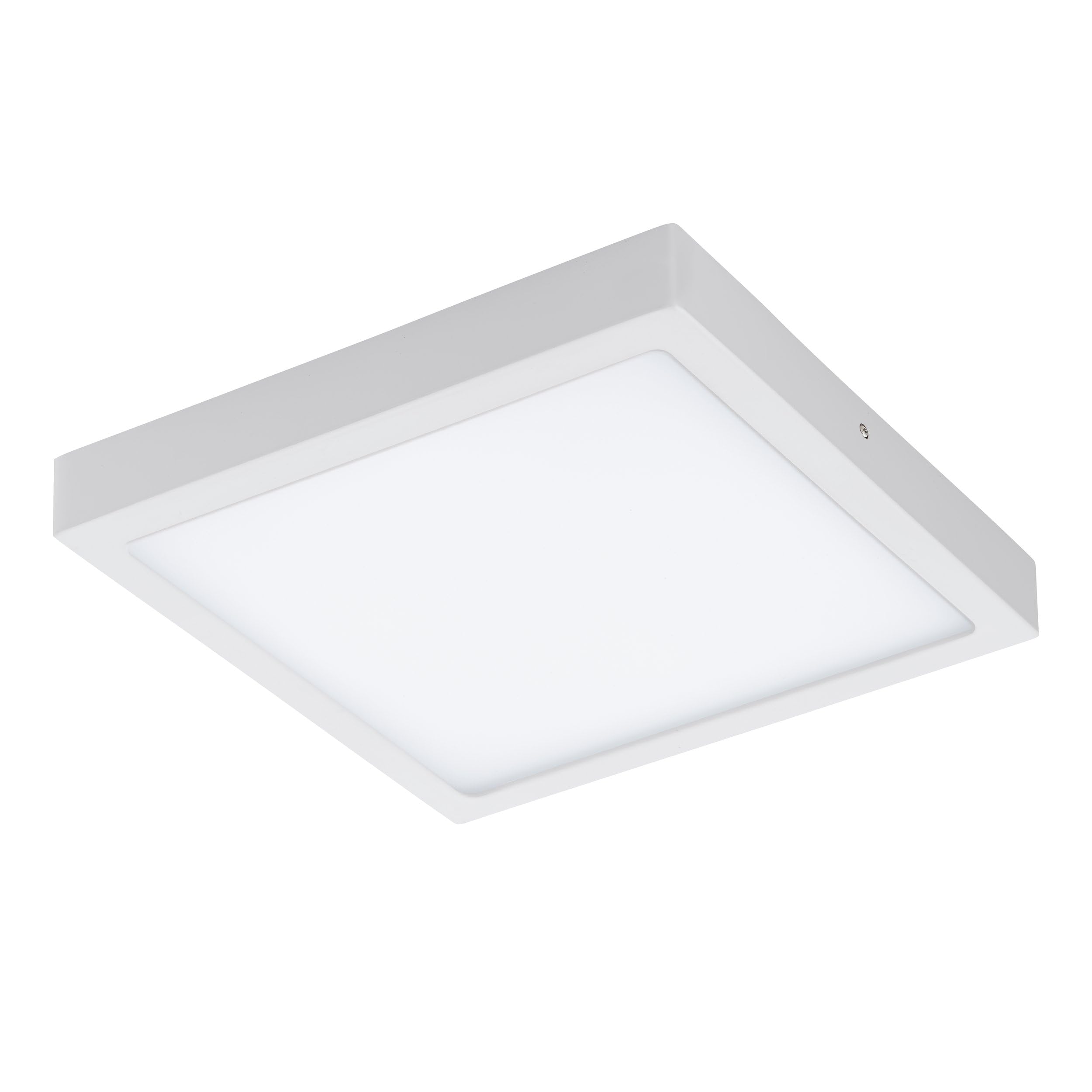 Eglo Connect LED Ceiling Light Fueva-C, smart Home Ceiling lamp, Material: Metal Casting, Plastic, Colour: White, Size: 30x30 cm, dimmable, Adjustable White Tones and Colours