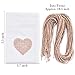 30pcs Burlap Bags Gift Pouches Heart Small Candy Jewelry Storage Package Sack for Wedding Bridal Shower Birthday Party Christmas Valentine's Day Favors DIY Craft, White 5.5x3.7 Inch
