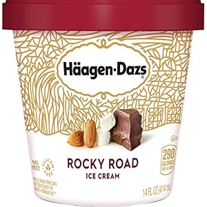 Image of Haagen-Dazs, Rocky Road Ice Cream, 14 oz (Frozen)
