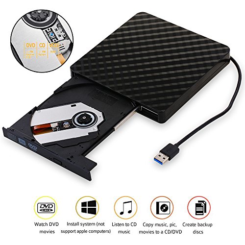 External-CD-Drive-USB-30-CD-DVD-RW-Drive-Pecosso-Ultra-Slim-Writer-Rewriter-USB-CD-Burner-Portable-System-Support-Apple-Macbook-Mac-OSX-Laptops-PC-Windows-XP-Vista-7-8-10-Black
