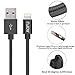 AOFU Lightning Cable,2Pack 6FT iPhone Cable Nylon Braided USB Charging Cable Cord Extra Long for iPhone SE, 6s,6s Plus,6,6 Plus,5s,5c 5, iPad Air mini min2, iPad 4,iPod 5,iPod 7, iOS9 (Black)