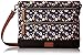 Fossil Passport Crossbody, Black Floral