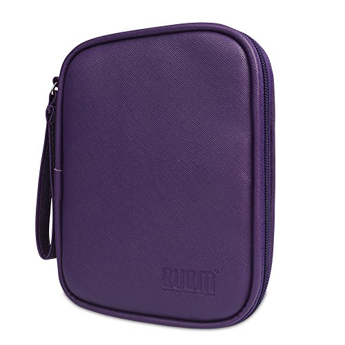 image for BUBM External Hard Drive Carry Bag, Organizer for Hard Drive, Power Ba