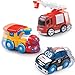 Joyin Toy 6 Pieces Friction Powered Die-Cast City Traffic Vehicles Toddler Car Toy