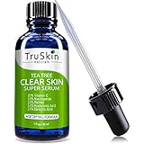 Tea Tree Clear Skin Serum, Age-Defying formula for acne-prone skin with 20% Vitamin C, Retinol, Niacinamide, Salicylic Acid &amp; Hyaluronic Acid for Blemish-Free, Soft, Radiant, Youthful Skin. 1oz