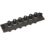 Allen Tel Products GBST-6SM Single Mode Zirconium Ceramic Sleeve, Fiber Optic Loaded Mounting Panel ST Adapter, 6-Pack