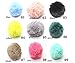 10pcs 8CM Soft Faux Rabbit Fur Pom Pom Bag Artificial Fur Ball Car Key Ring Handbag Pendant GD28ST171T