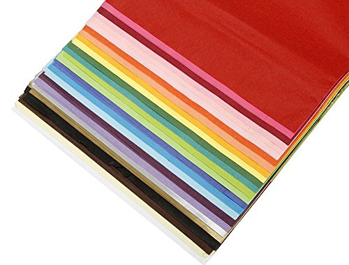 RetailSource XIP001TP1 Tissue Paper, 20 in x 26 in, Assorted Colors Different Colors, 100 Sheets per Pack - Thumbnail 3