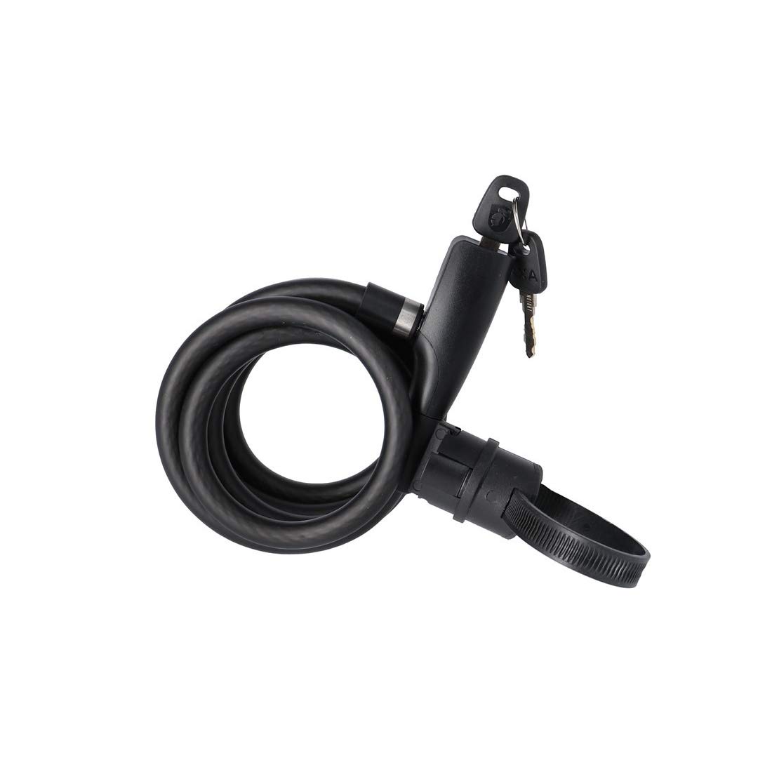 AXA Unisex - Adult Resolute Cable Lock, Black, 180cm12mm